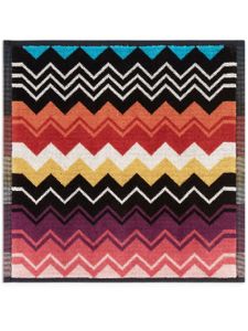 Missoni Home lot de six serviettes de bain Giacomo - Noir