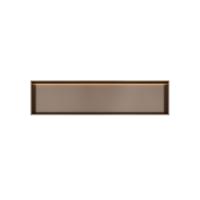 Hotbath &More Inbouwnis - 30 x 120 x 10 cm - met LED-verlichting - Tuscan Bronze