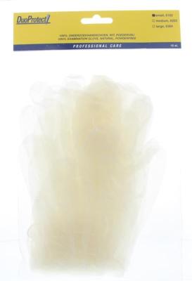 Duoprotect Handschoen vinyl poedervrij S 10 Stuks Duoprotect Handschoen vinyl poedervrij S 10 Stuks
