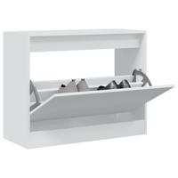 VidaXL Schoenenkast 80x34x63 cm bewerkt hout wit