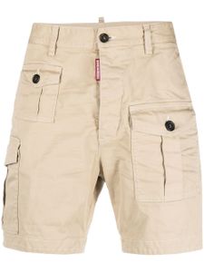 DSQUARED2 short chino à étiquette logo - Tons neutres