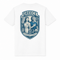 FC Eleven - Griekenland Galanolefki Heavy T-Shirt - Wit