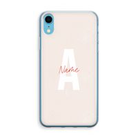 Strawberry Milkshake: iPhone XR Transparant Hoesje Strawberry Milkshake: iPhone XR Transparant Hoesje