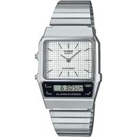 Horloge Uniseks Casio VINTAGE EDGY COLLECTION Zilverkleurig (Ø 40 mm) (Ø 32 mm)