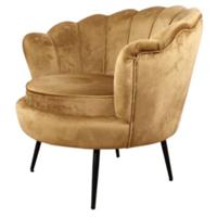 DS4U Feliz fauteuil velvet goud - thumbnail