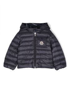 Moncler Enfant doudoune à capuche - Bleu