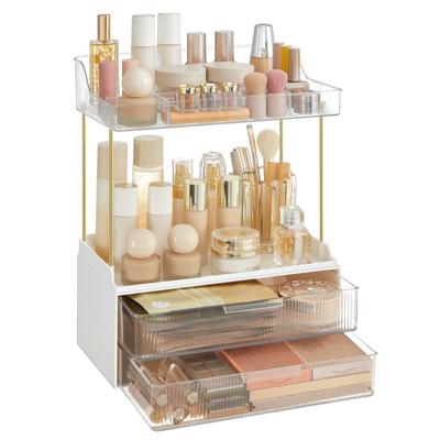 Make-up organizer met meerdere lagen, Transparant
