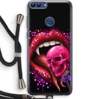 Dodelijk zoet: Huawei P Smart (2018) Transparant Hoesje met koord