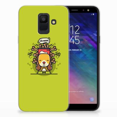 Samsung Galaxy A6 (2018) Telefoonhoesje met Naam Doggy Biscuit Samsung Galaxy A6 (2018) Telefoonhoesje met Naam Doggy Biscuit