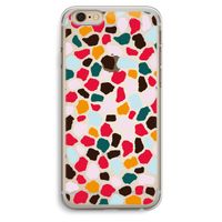 Colored Giraffe: iPhone 6 Plus / 6S Plus Transparant Hoesje