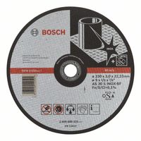 Bosch Accessoires Doorslijpschijf recht Expert for Inox AS 30 S INOX BF, 230 mm, 22,23 mm, 3,0 mm - 1 stuks - 2608600325