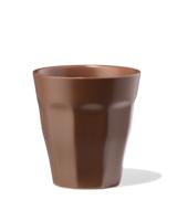 HEMA Mok 250ml Mirabeau aardewerk mat donkerbruin (donkerbruin)