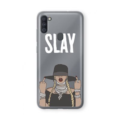 Slay All Day: Samsung Galaxy A11 Transparant Hoesje