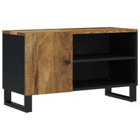 The Living Store Mangohout TV-meubel - Massief - 80 x 33 x 46 cm - Honingbruin