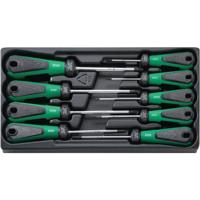 Stahlwille 4899 SATZ TX-SCHRAUBENDREHER M. DREIKOMPONENTENGRIFF TX-schroevendraaier Grootte T 8, T 9, T 10, T 15, T 20, T 25, T 27, T 30, T 40