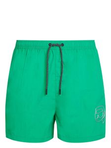 Karl Lagerfeld short de bain Ikonik - Vert