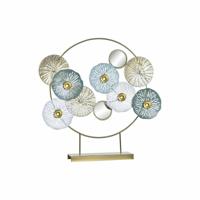 Decoratieve figuren DKD Home Decor Spiegel Gouden Metaal (44 x 8 x 46 cm)