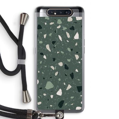 Terrazzo N°19: Samsung Galaxy A80 Transparant Hoesje met koord
