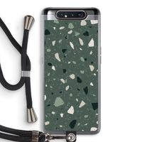Terrazzo N°19: Samsung Galaxy A80 Transparant Hoesje met koord