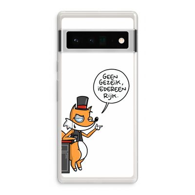 Geen Gezeik: Google Pixel 6 Pro Transparant Hoesje