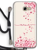 Hartjes en kusjes: Samsung Galaxy A5 (2017) Transparant Hoesje met koord