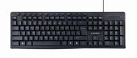 Gembird KB-UM-107 Multimedia toetsenbord, zwart, US-layout