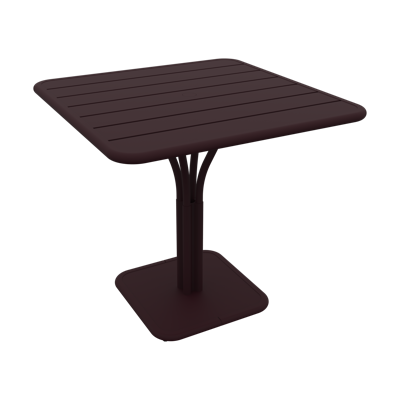 Fermob Luxembourg tuintafel kolom 80x80 cm Black Cherry