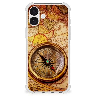 iPhone 16 Plus Telefoonhoesje met valbescherming Kompas iPhone 16 Plus Telefoonhoesje met valbescherming Kompas