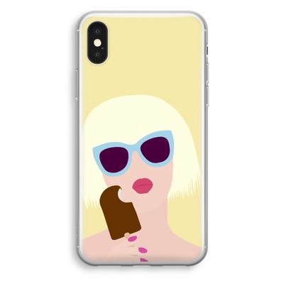 Ice cream: iPhone XS Transparant Hoesje