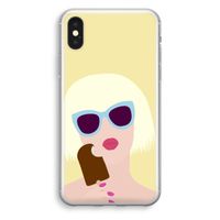 Ice cream: iPhone XS Transparant Hoesje