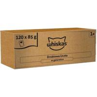 WHISKAS Feestmaal in gelei Gevogelte - natvoer voor katten - 120x85g