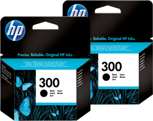 HP 300 Cartridges Zwart Duo Pack