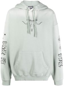 Diesel hoodie S-Ummer-E6 - Vert