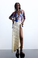 Lange gehaakte pareo - WHITE - U