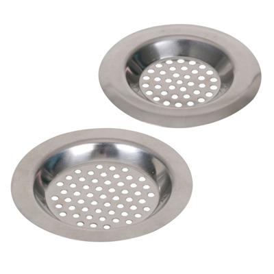 Benson Gootsteenfilters - zeefjes - vuil opvangers - 2x stuks - metaal