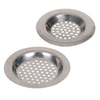 Benson Gootsteenfilters - zeefjes - vuil opvangers - 2x stuks - metaal Benson Gootsteenfilters - zeefjes - vuil opvangers - 2x stuks - metaal