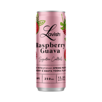 Lavish Raspberry Guava Signature Cocktail - 250ml - 12,5% alc. Lavish Raspberry Guava Signature Cocktail - 250ml - 12,5% alc.