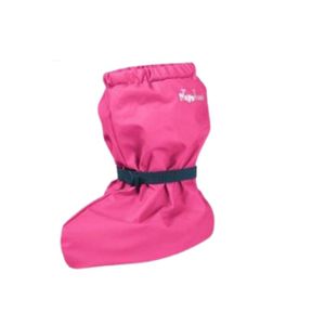 Playshoes overschoenen fleece gevoerd uni pink Maat