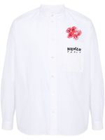 Kenzo chemise Drawn Varsity - Blanc