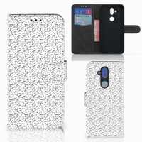 Nokia 8.1 Telefoon Hoesje Stripes Dots - thumbnail