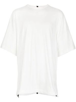 Templa t-shirt en coton à détail de nœud - Blanc