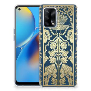 OPPO A74 4G TPU Case Beige Flowers