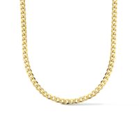 Ketting Staal Geslepen Gourmette 3,5 mm 42 + 3 cm