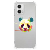Motorola Moto G73 Stevig | Bumper Hoesje | Panda Color