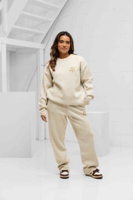 Knitted Trainingspak Dames Sand/Khaki
