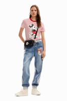 Denim joggingbroek Mickey Mouse - BLUE - XS - thumbnail