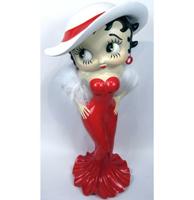 Betty Boop Madam Red Dress Beeld 3ft / 98 cm
