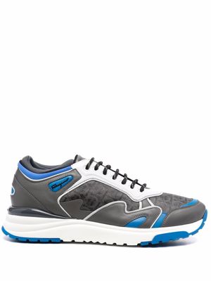 Ferragamo baskets Gancini Rainbow - Gris