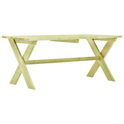 vidaXL Tuintafel 170x73x70 cm geïmpregneerd grenenhout vidaXL Tuintafel 170x73x70 cm geïmpregneerd grenenhout