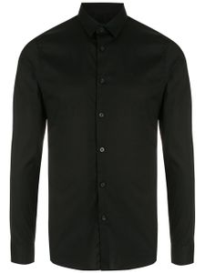Armani Exchange chemise à boutonnière - Noir